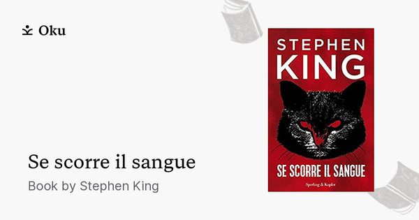 Se scorre il sangue, a book by Stephen King